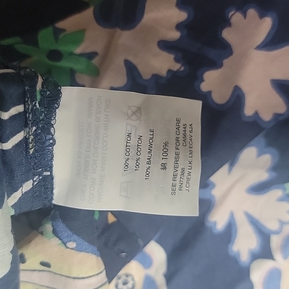 J Crew Liberty Fabric Symphony Print Sleeveless Top. Size 4.  EUC. - Picture 7 of 7